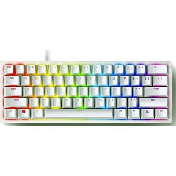 Huntsman Mini Mercury Gaming Keyboard - (Purple Switch) - US-Englisch - weiss