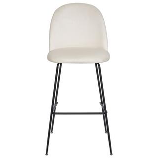 Beliani Set mit 2 Barstühlen aus Samtstoff Modern ARCOLA  