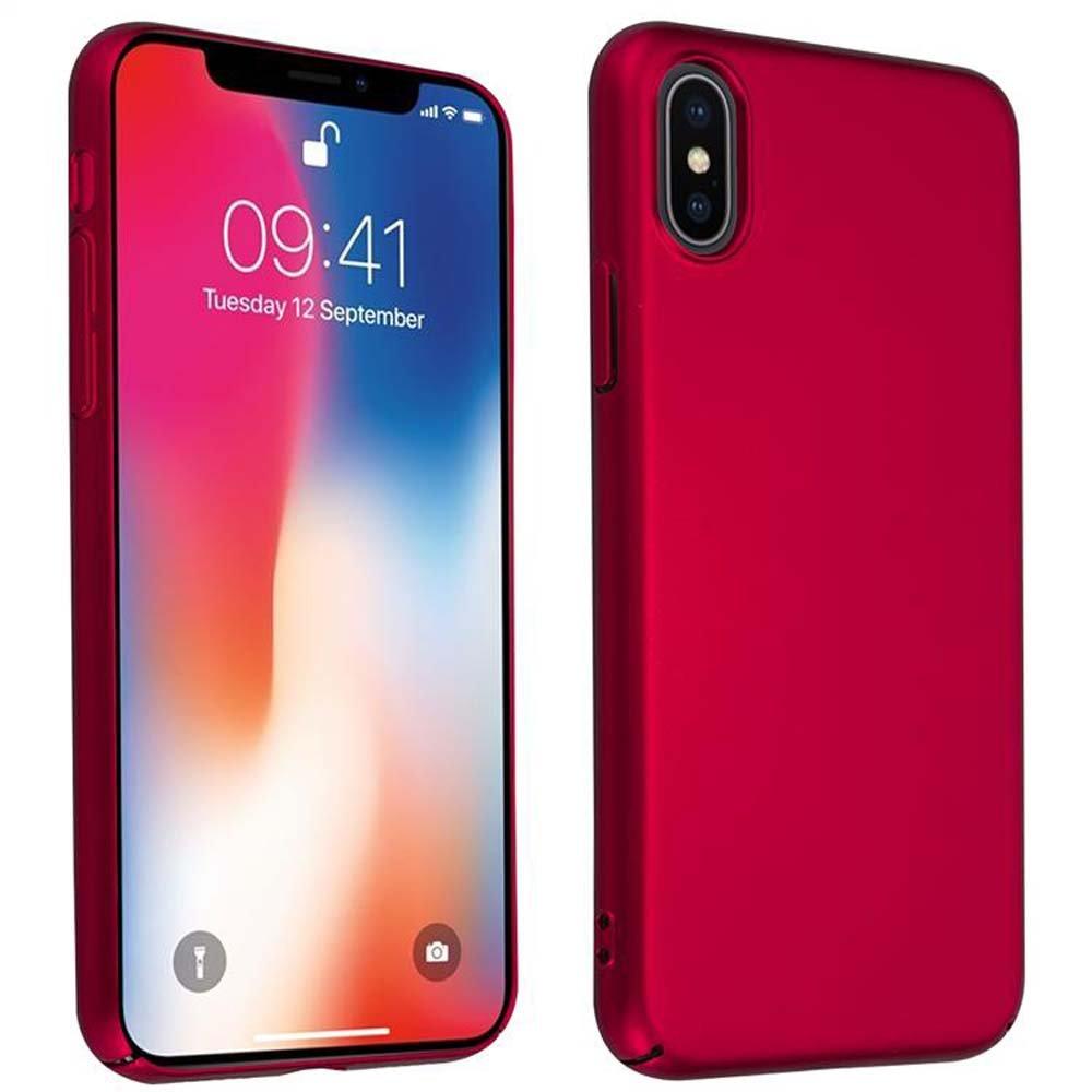 Cadorabo  Hülle für Apple iPhone X / XS Hard Case in Metall Optik 