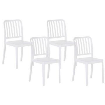 Set mit 4 Stühlen aus Kunststoff Modern SERSALE