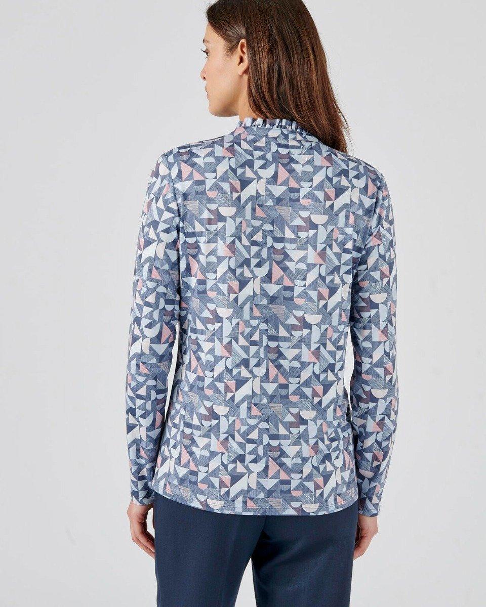 Damart  Shirt mit Volants. 