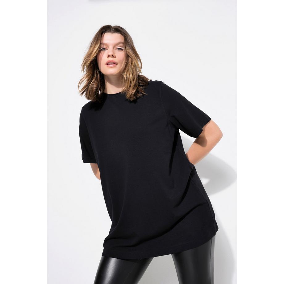 Studio Untold Maglia Lunga Girocollo Mezza Manica Taglio Lungo  