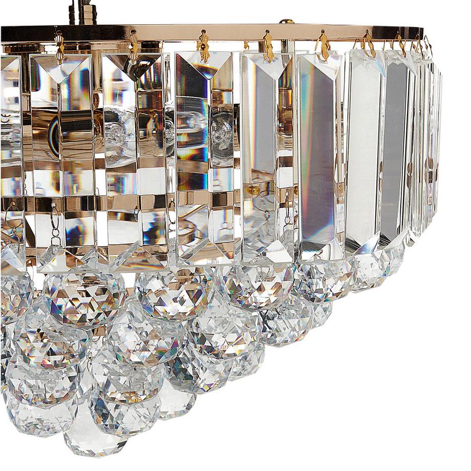 Beliani Lampadario en Cristallo Glamour ACHEIRO L  