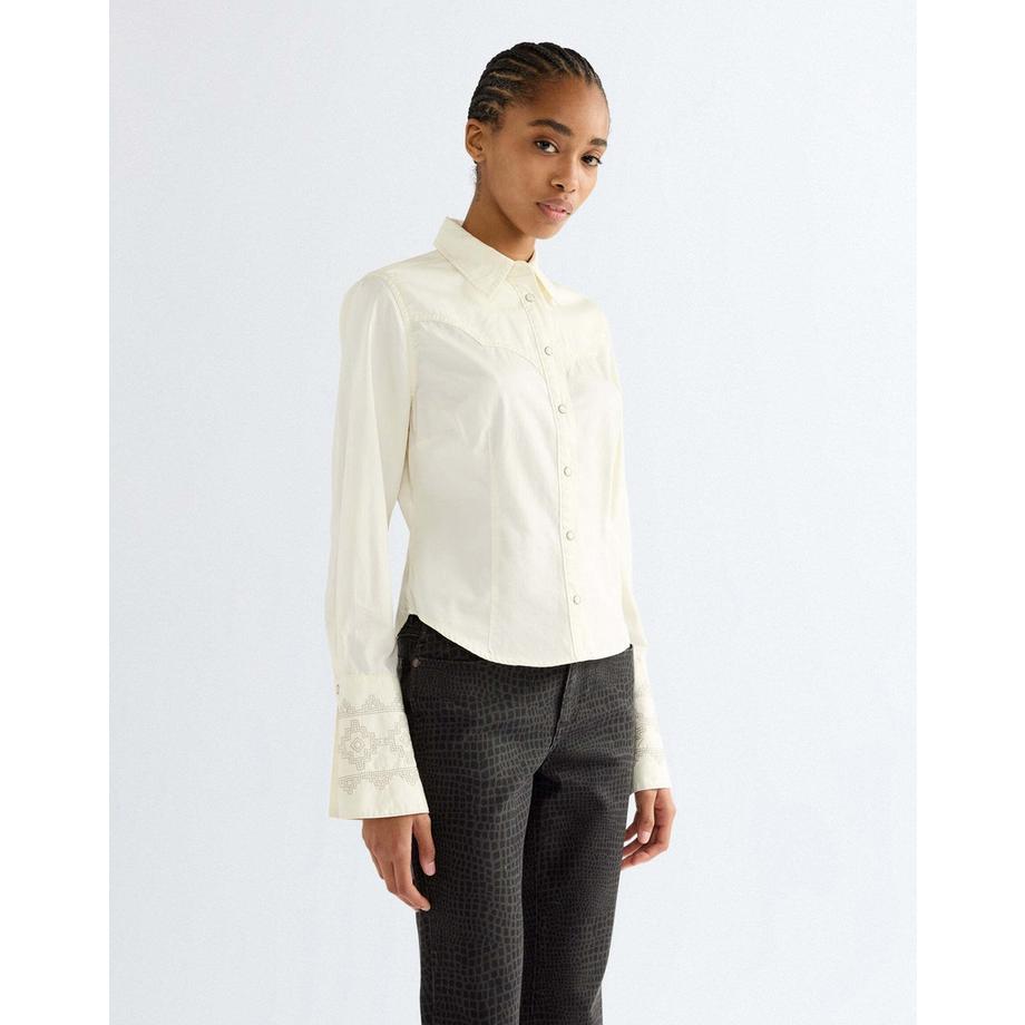 Langarmbluse Bell Western Slim