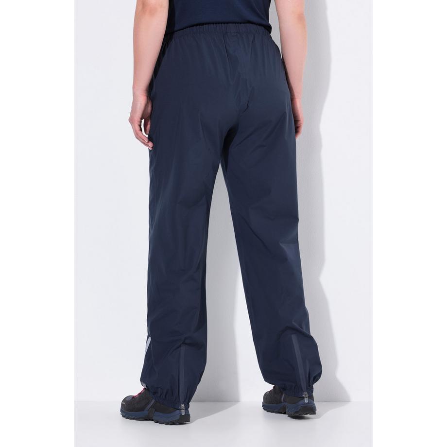 Ulla Popken Pantaloni impermeabili da pioggia pistagna ad alta visibilità cintura elastica  