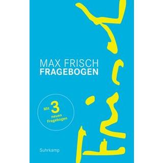 Fragebogen Frisch, Max; Amslinger, Tobias (Hrsg.); Strässle, Thomas (Hrsg.) Gebundene Ausgabe 