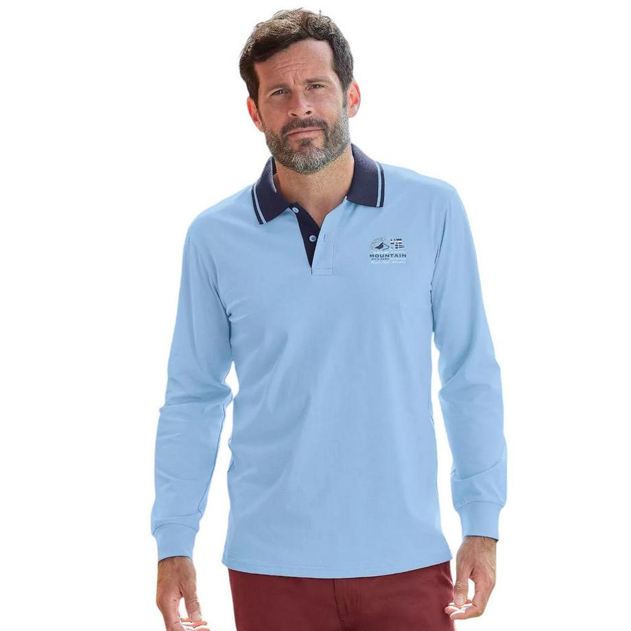 Atlas For Men  Maglietta Polo Manica Lunga Misura  (Confezione da due) 