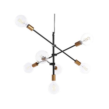 Beliani Lampe suspension en Métal Moderne CREMERA  