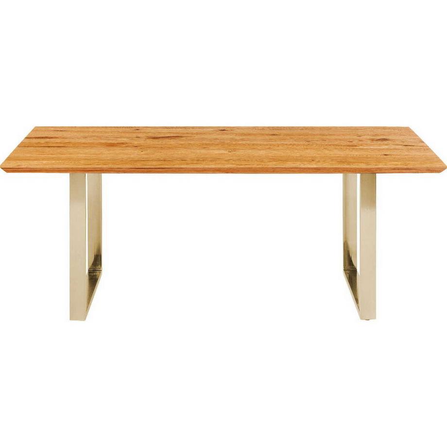 KARE Design Table Symphony chêne laiton 160x80  