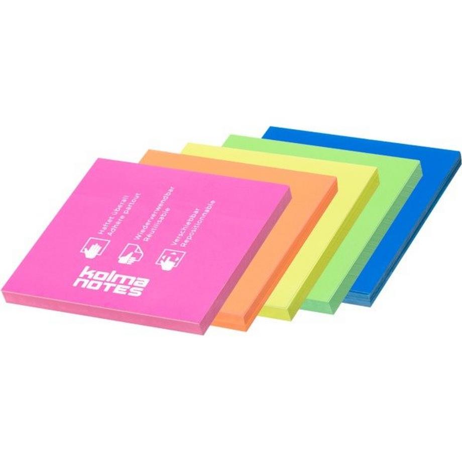 KOLMA kolma NOTES 76x76mm 13.009.19 10x100 Blatt ass.