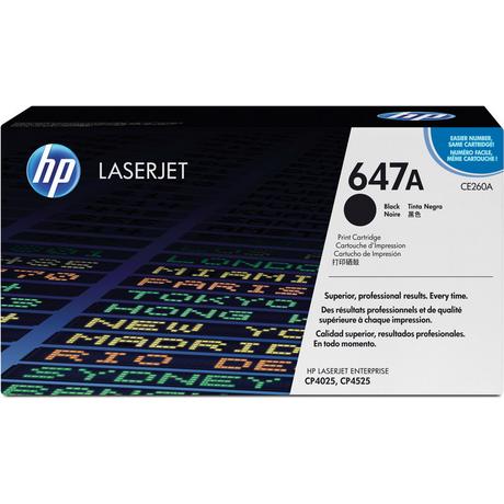 Hewlett-Packard  HP Toner-Modul 647A schwarz CE260A Color LJ CP4025 8500 Seiten 