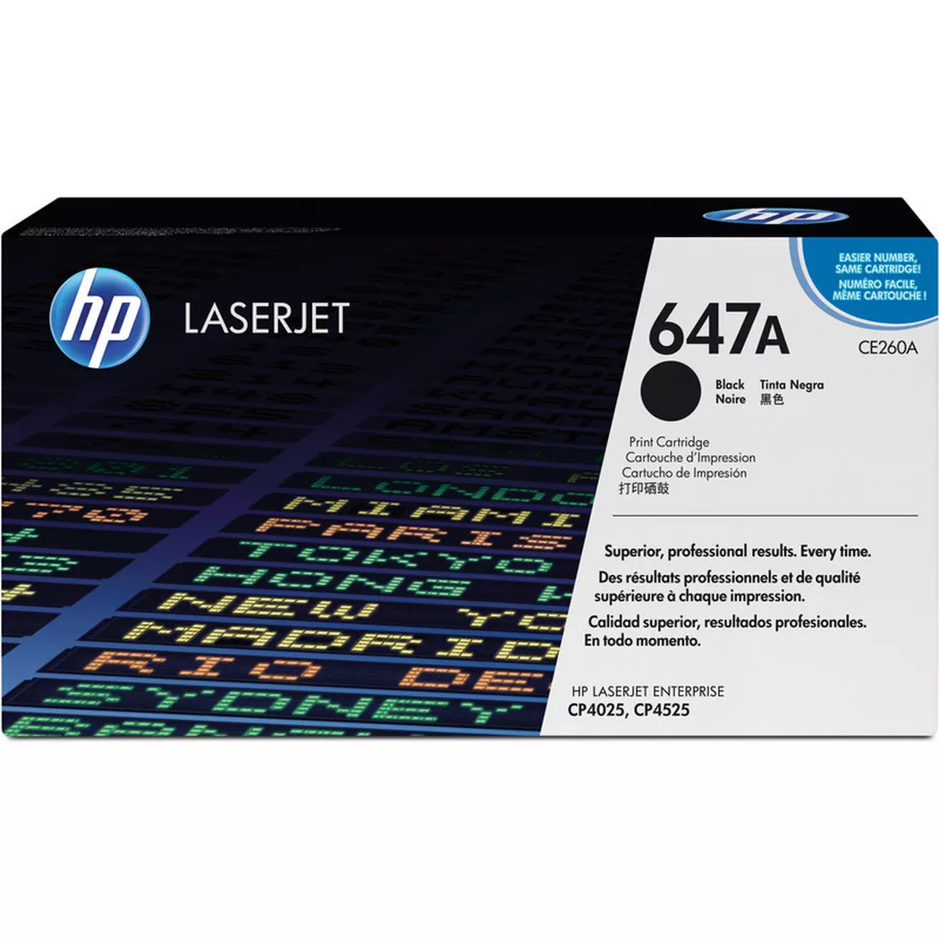 Hewlett-Packard – HP Toner-Modul 647A schwarz CE260A Color LJ CP4025 8500 Seiten, One Size
