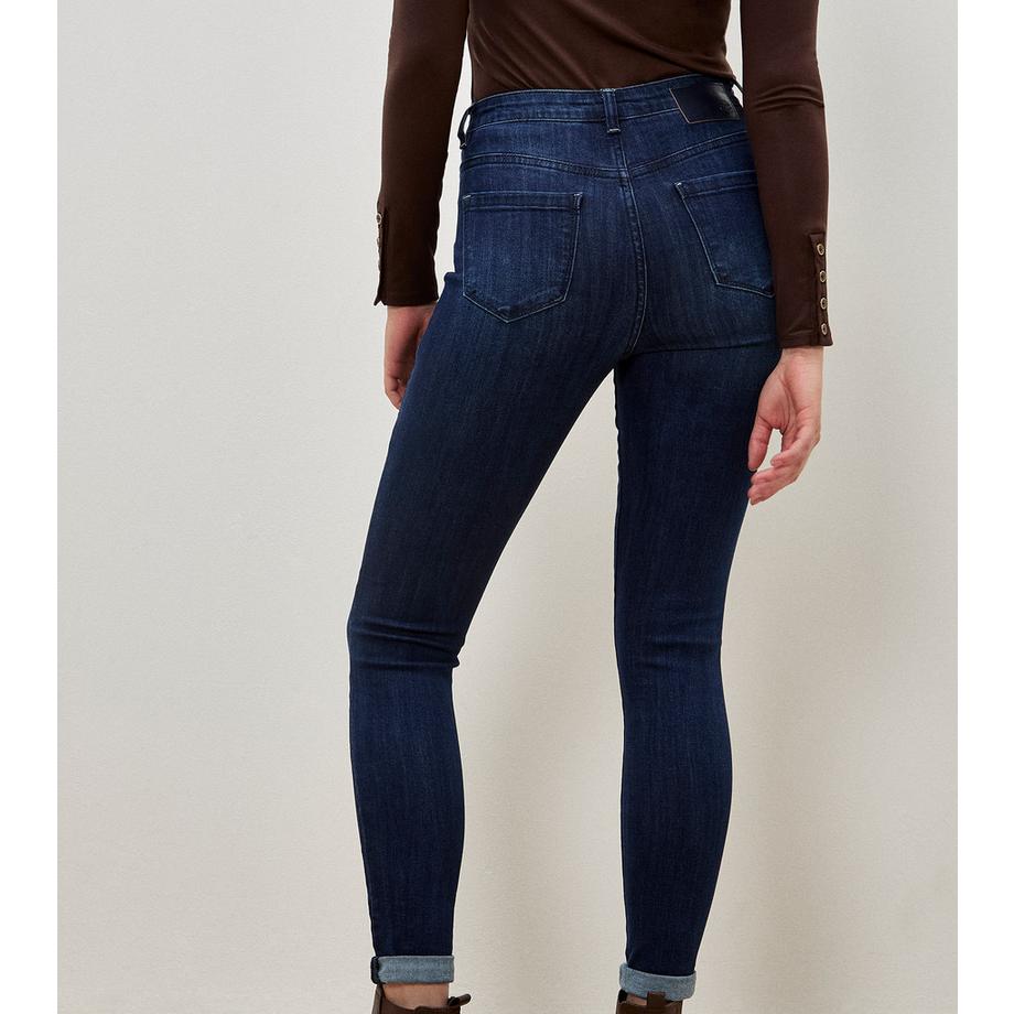 APRICOT Sienna Skinny Fit Jeans délavage foncé  