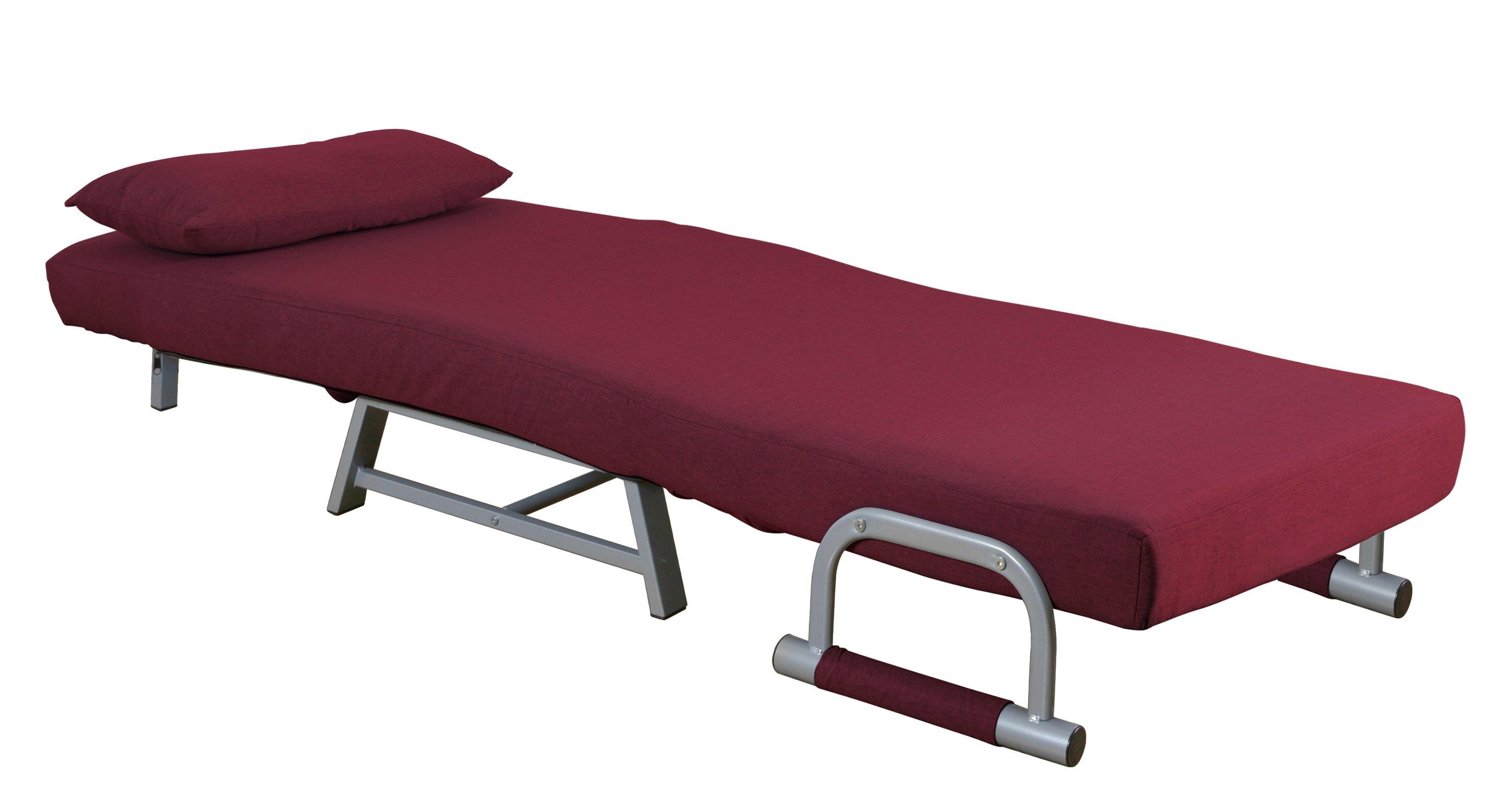 VCM Schlafsessel | Polyester-Stoff | Maße ca. ca. H. 95 x B. 64 x T. 78 cm | Sessel mit Schlaffunktion | Schlafsessel - Kolino  