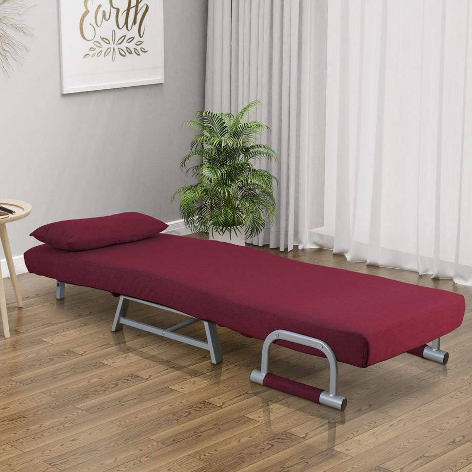 VCM Schlafsessel | Polyester-Stoff | Maße ca. ca. H. 95 x B. 64 x T. 78 cm | Sessel mit Schlaffunktion | Schlafsessel - Kolino  