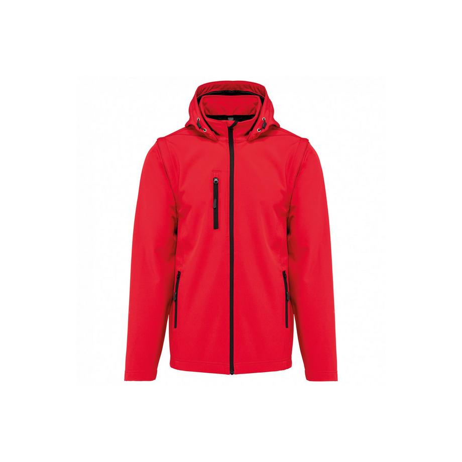 veste 3 couches à capuche avec anches aovibles softshell