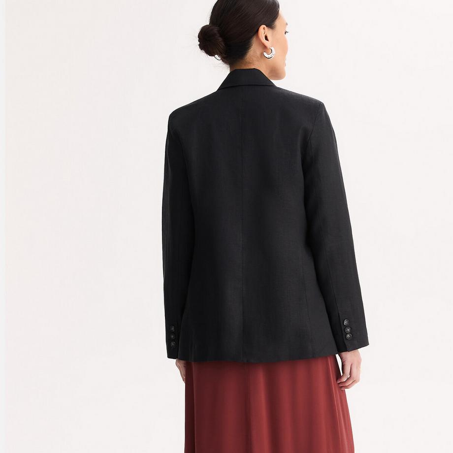 La Redoute Collections Blazer droit en lin  