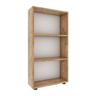 VCM Holz Aufbewahrung Stand Regal Bücherregal Deko Bücher Standregal Bulas 3 Fächer  