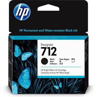 Hewlett-Packard  HP Tintenpatrone 712 black 3ED71A DesignJet T230/250/630 80ml 