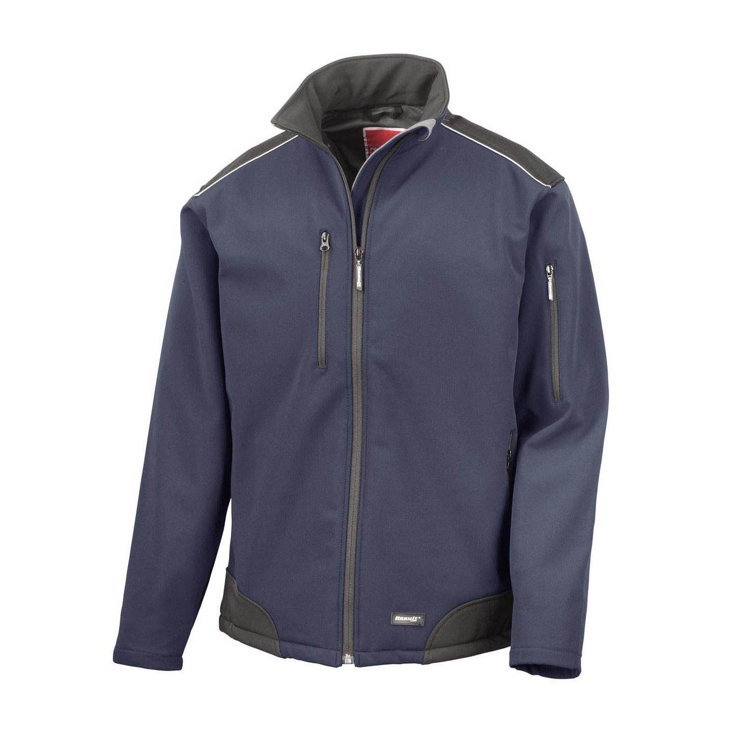 Image of Ripstop Softshelljacke Herren Marine XL