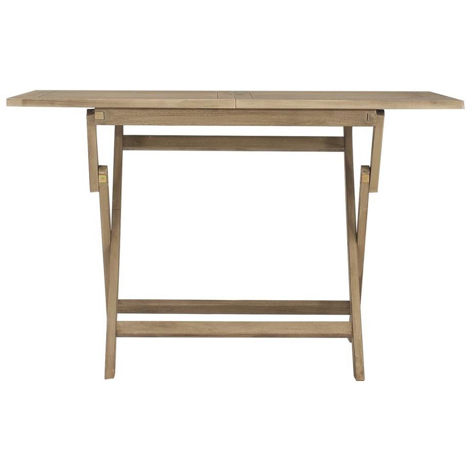 VidaXL Table de jardin pliante bois  
