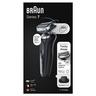 BRAUN Rasoir Series 7 71-N1200s Wet & Dry, étui de voyage et 1 Accessoire, Noir.  