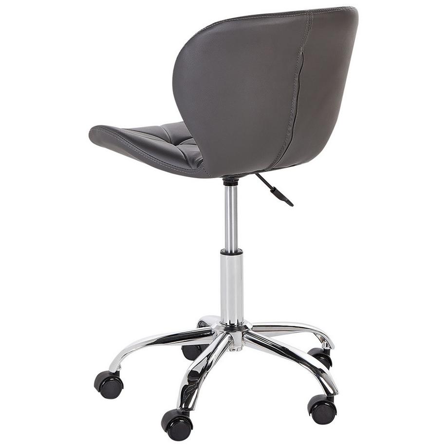 Beliani Chaise de bureau en Cuir PU Rétro VALETTA  