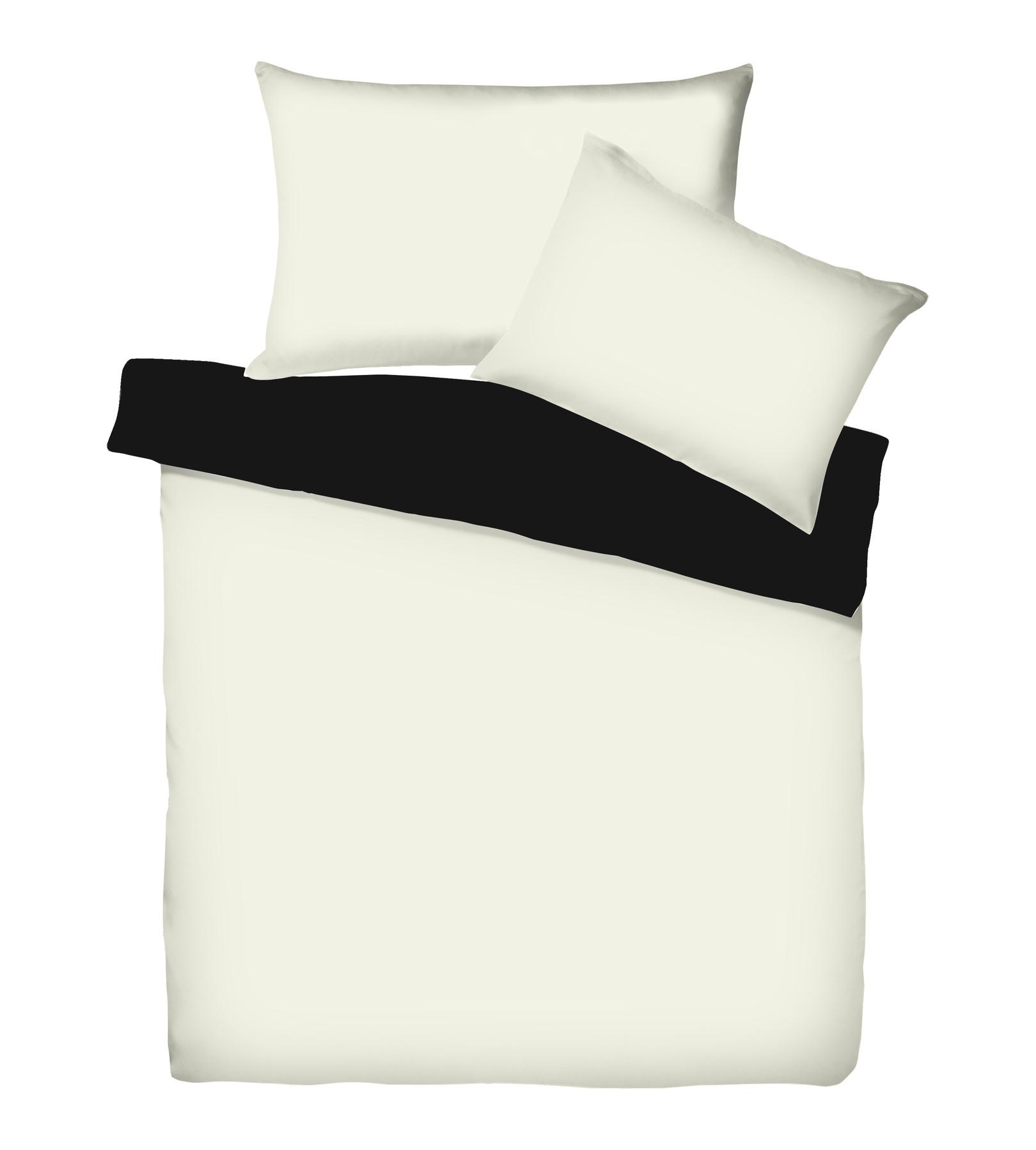 Living Home Uni Satin Doubleface Taie de duvet  