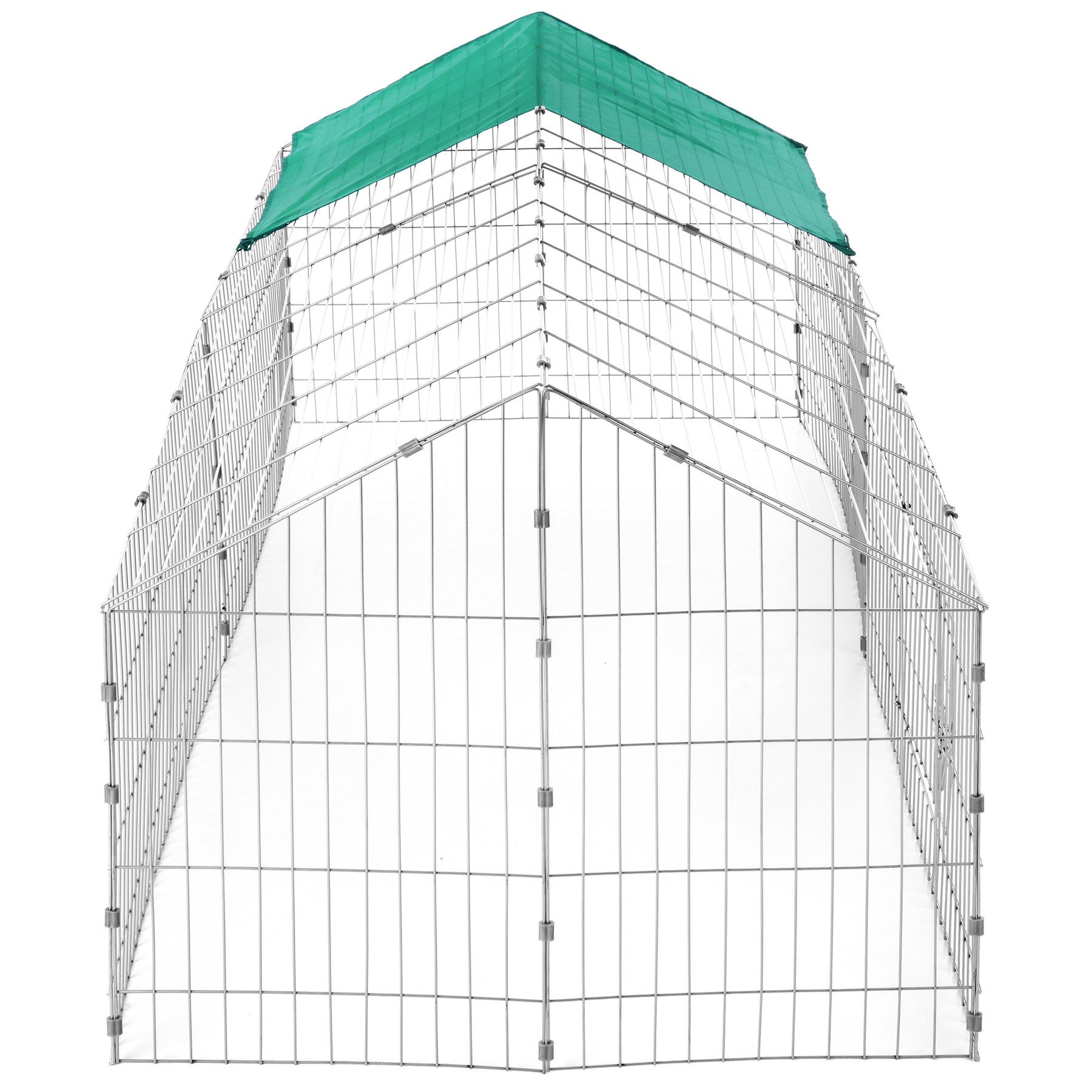 Tectake  Enclos pour rongeurs 180 x 75 x 75 cm 