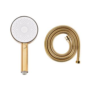 Beliani Duschkopf mit Schlauch aus ABS (robuster Kunststoff) Klassisch UYUCA  