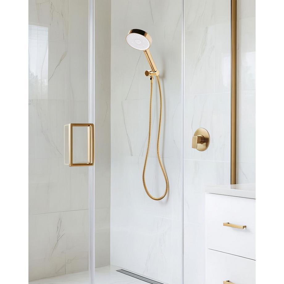 Beliani Duschkopf mit Schlauch aus ABS (robuster Kunststoff) Klassisch UYUCA  