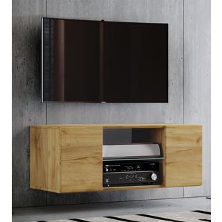 VCM Tableau TV mural en bois Tableau bas suspendu Armoire TV suspendue Armoire murale Table Jusa  