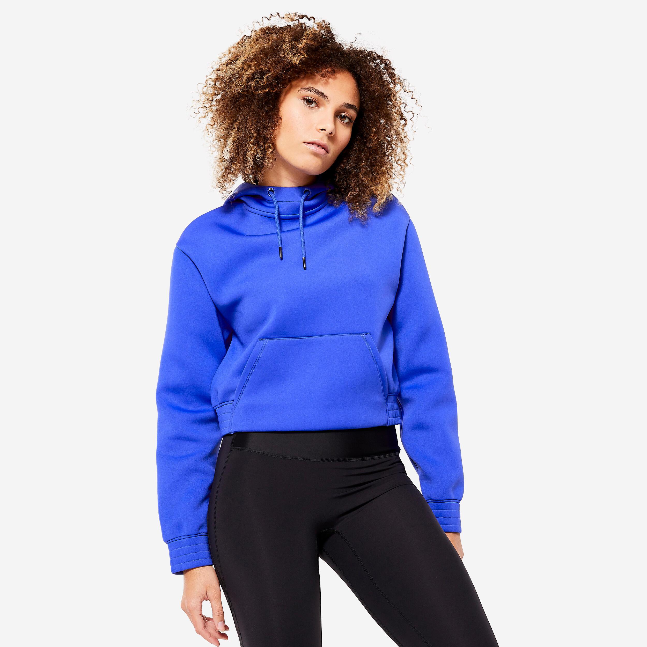 Image of Sweatshirt - Cardio Damen Blau Bedruckt 42