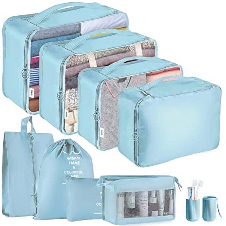 Only-bags.store  Koffer Organizer Set 10 Stück Packing Cubes Set Koffer Organizer Set Packing Cubes 