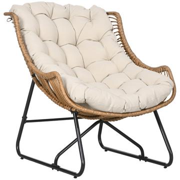 Fauteuil de jardin avec coussin