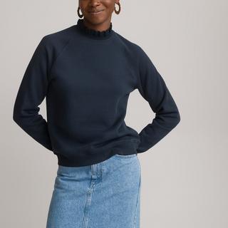 La Redoute Collections  Sweatshirt mit Strickkragen 