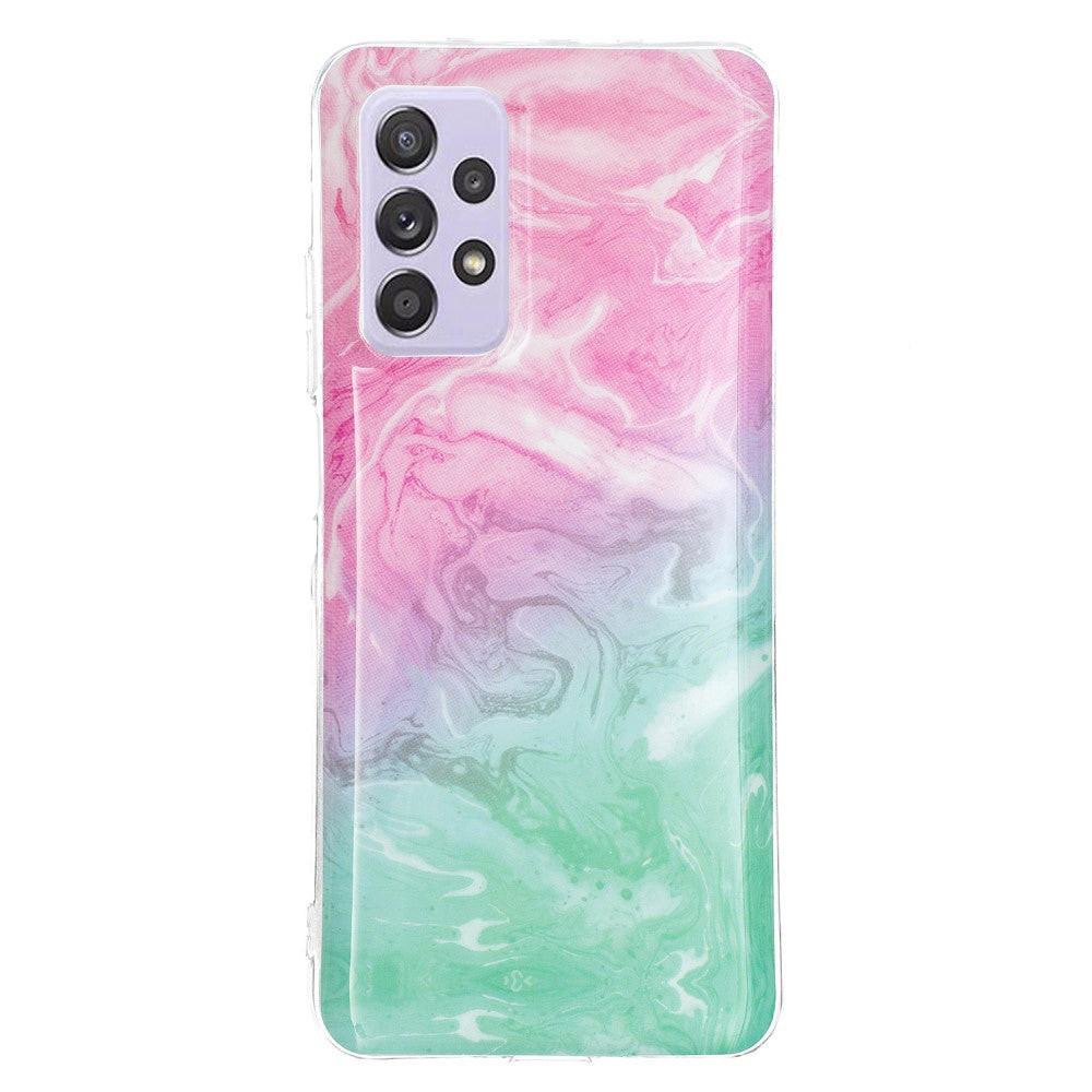 Cover-Discount  Galaxy A52 - Custodia siliconica Marble 