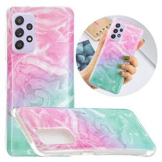 Cover-Discount  Galaxy A52 - Custodia siliconica Marble 