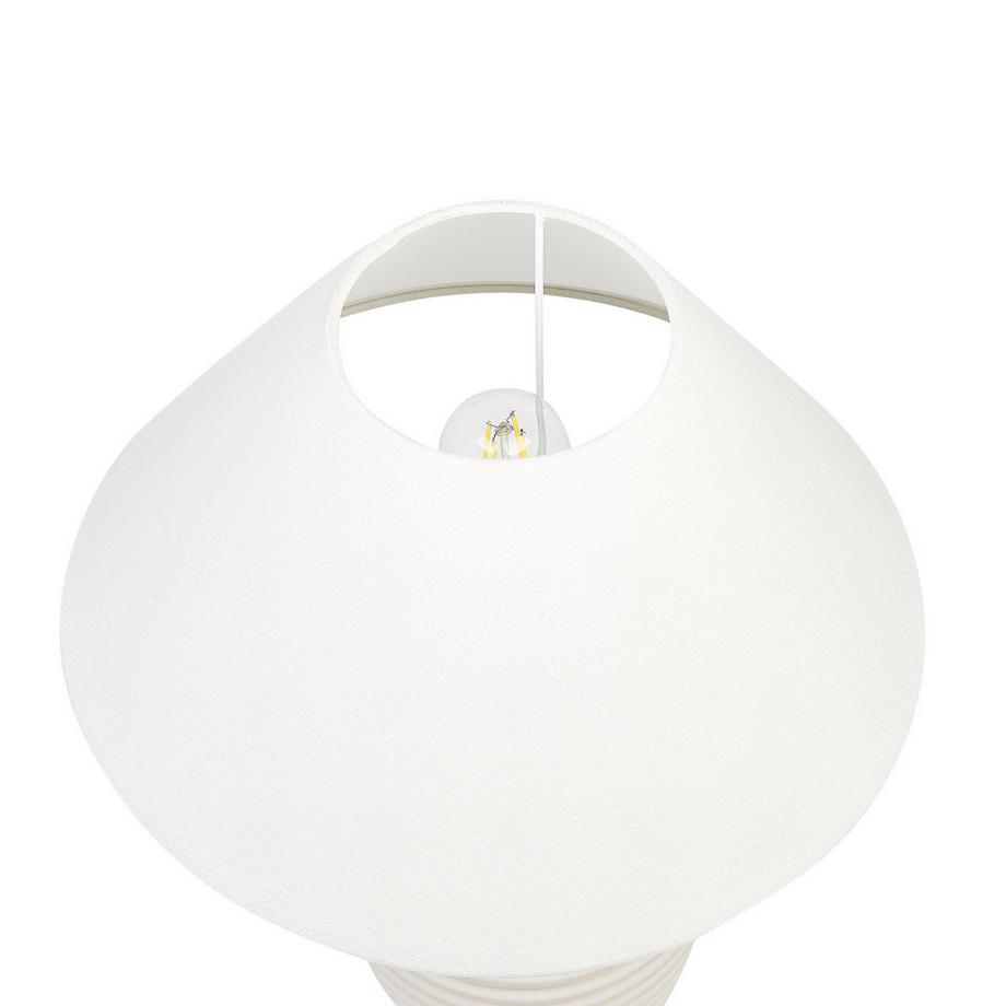 Beliani Lampe à poser en Céramique Minimaliste CELESTE  
