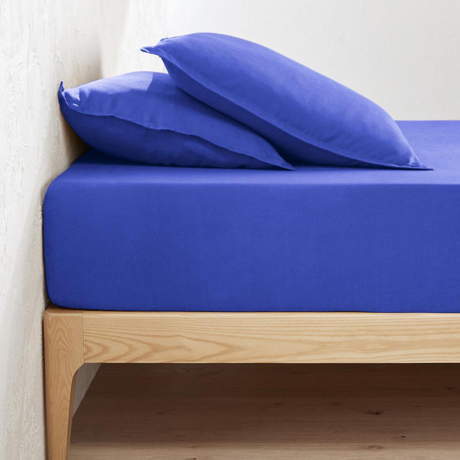 La Redoute Intérieurs Linot Fixleintuch aus vorgewaschenem Leinen  