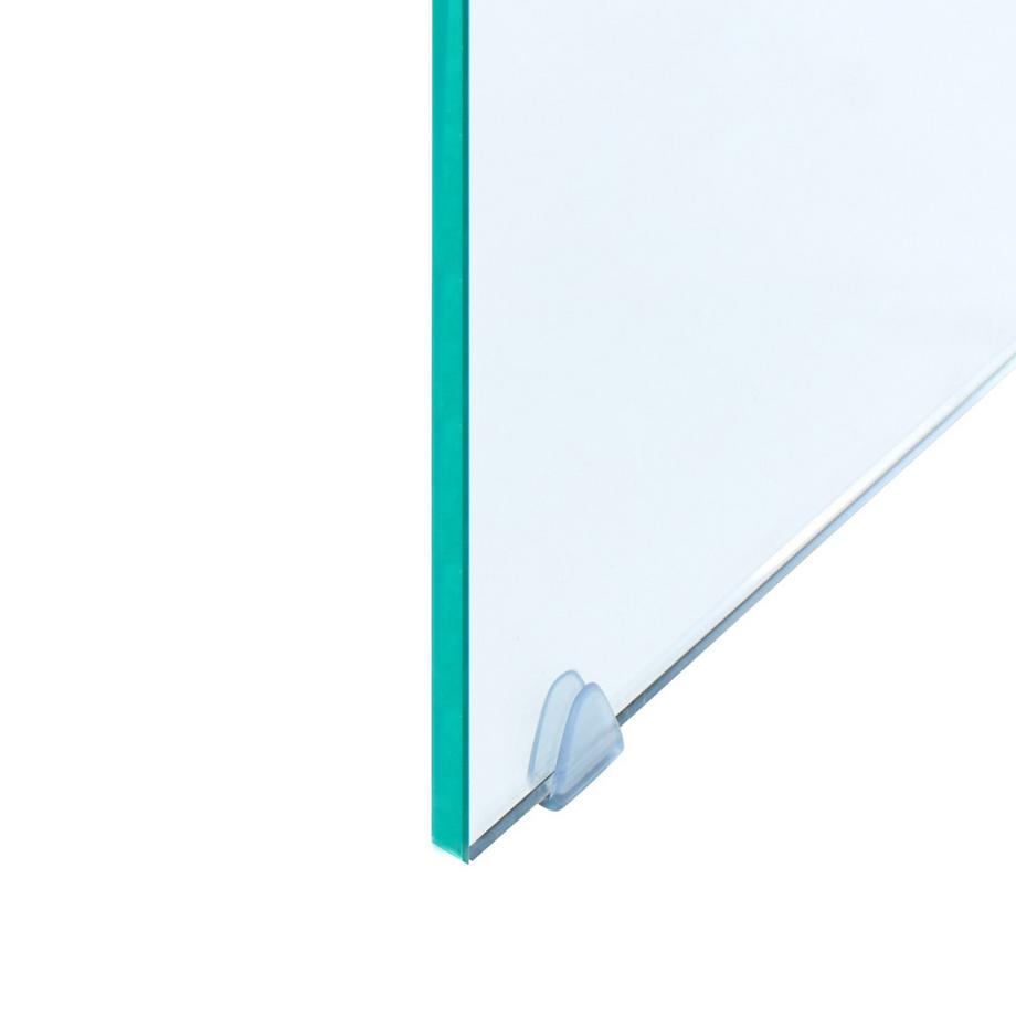 Beliani Tavolino da caffè en Vetro temperato  KENDALL  