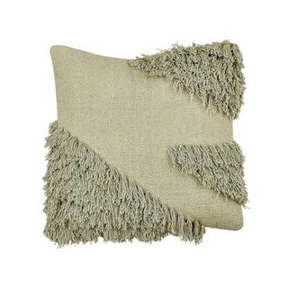 Beliani Lot de 2 coussins en Coton Boho SOURWOOD  