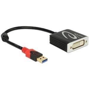 DeLock  DeLOCK 62737 Videokabel-Adapter 0,2 m DVI-I Schwarz 