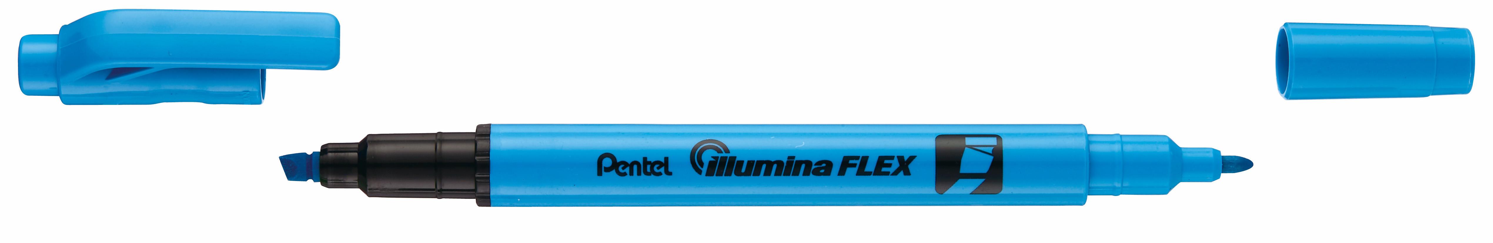 Pentel  Pentel Illumina Flex evidenziatore 1 pz Punta sottile/smussata Azzurro 