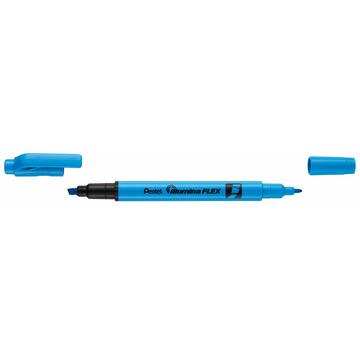 Pentel Illumina Flex Marker 1 Stück(e) Meißel/feine Spitze Hellblau