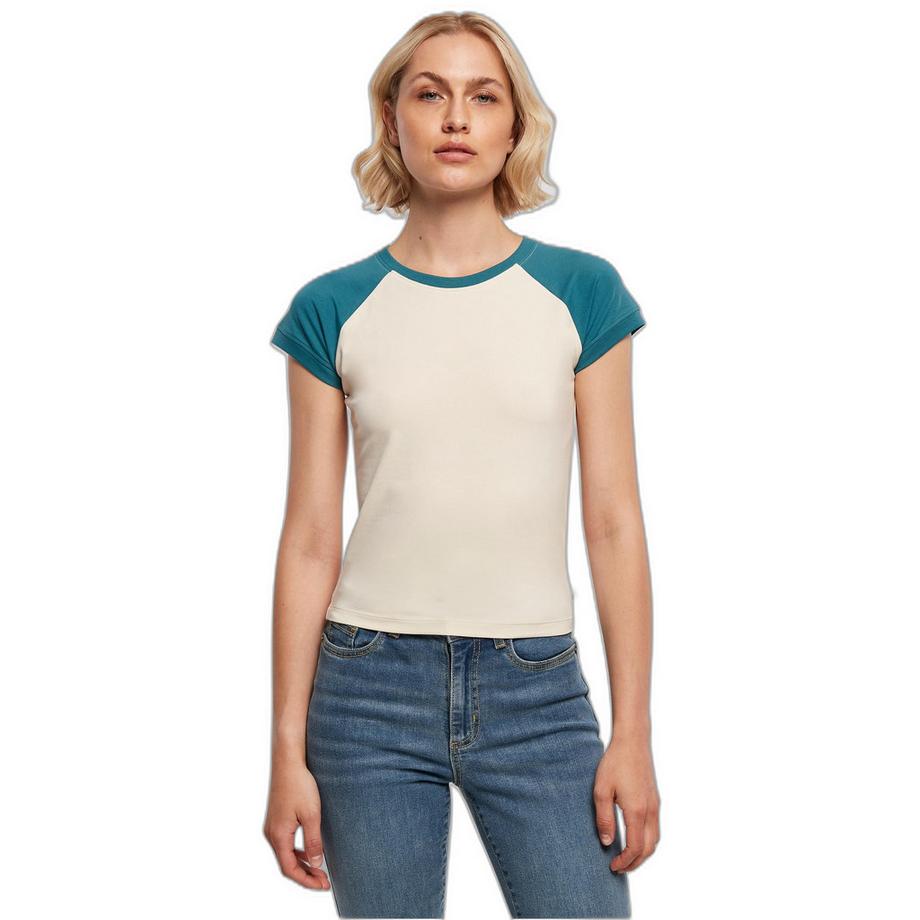 URBAN CLASSICS T-Shirt Baseball Retro Organic Stretch  