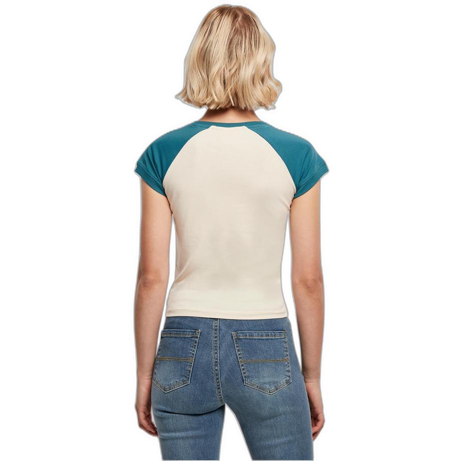 URBAN CLASSICS T-Shirt Baseball Retro Organic Stretch  