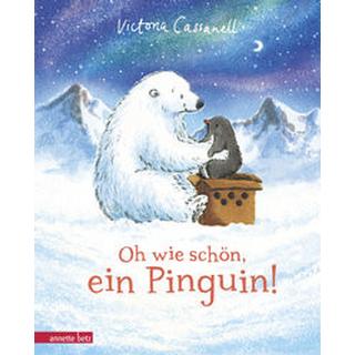 Oh wie schön, ein Pinguin! Cassanell, Victoria; Stratthaus, Bernd (Übersetzung); Cassanell, Victoria (Illustrationen) Copertina rigida 