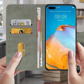 Avizar  Housse Huawei P40 Clapet - Gris 