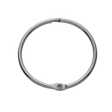 Anelli per tenda doccia Fares cromo / rotondo